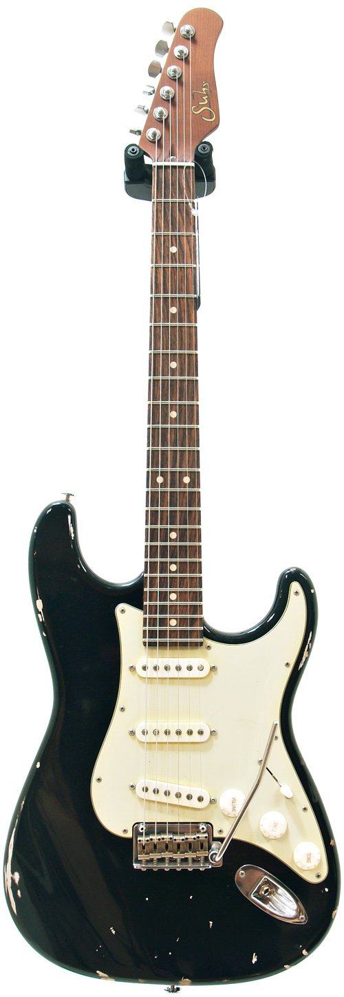 Suhr Antique Classic Black Alder Roasted Maple RW SSS #19748