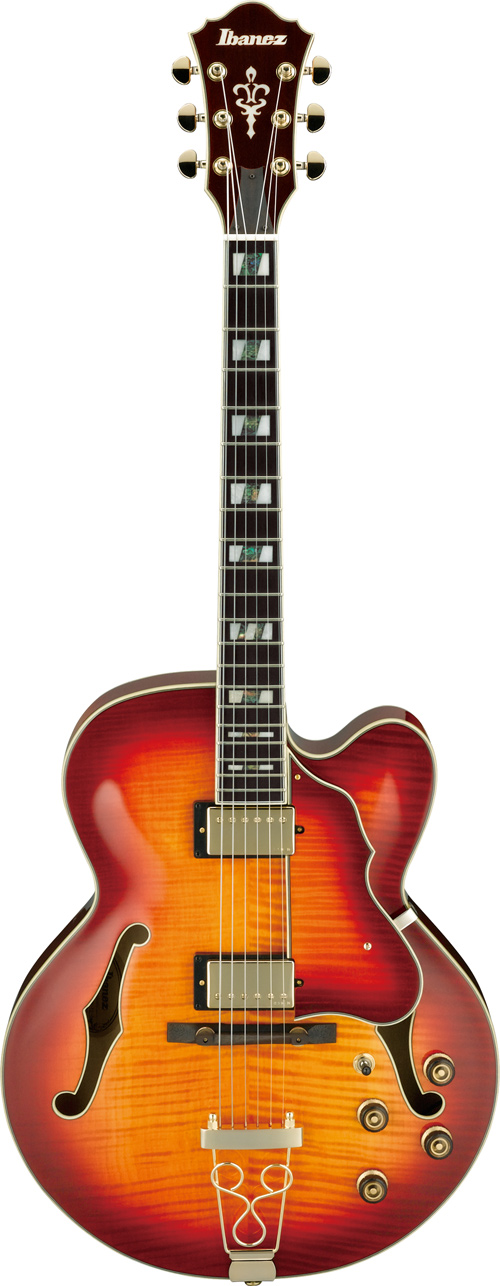 Ibanez AF155-AWB Aged Whiskey Burst