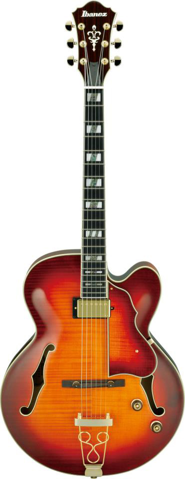 Ibanez AF151-AWB Aged Whiskey Burst