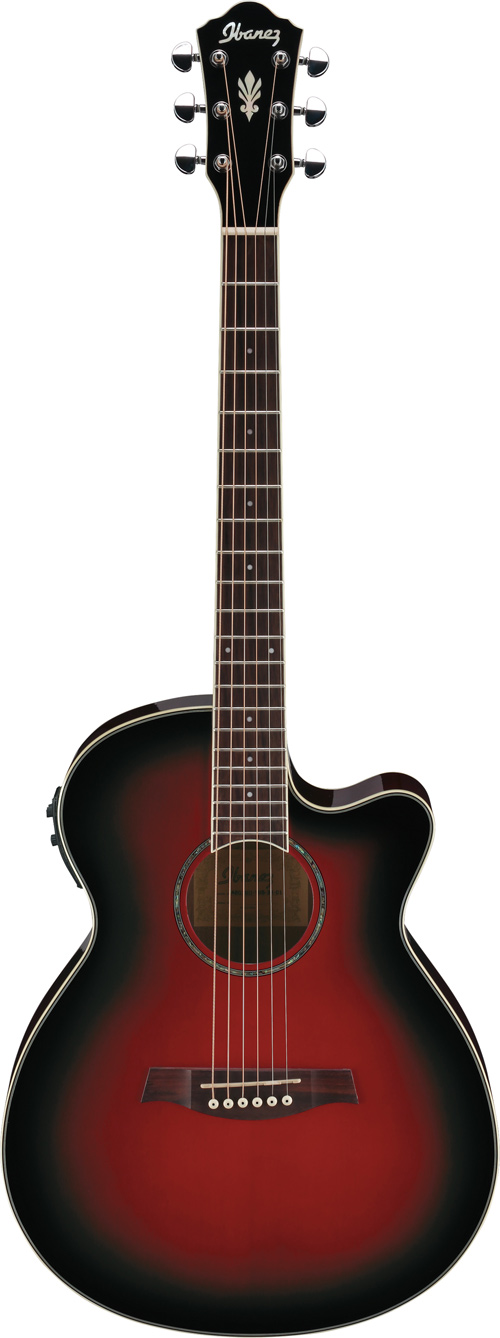 Ibanez AEG10II-TRS Trans Red Sunburst