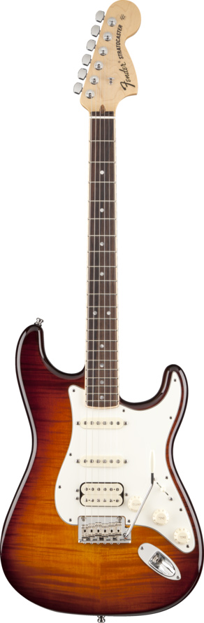Fender Select Strat HSS RW Tobacco Sunburst