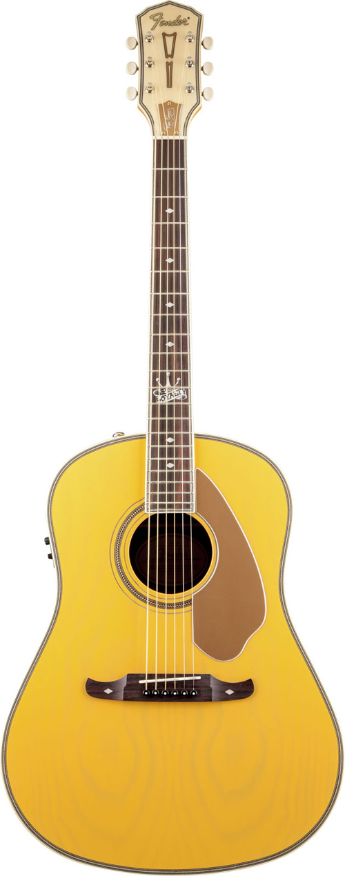 Fender Ron Emory Loyalty Slope Shoulder Dreadnought RW Ash Butterscothch