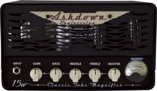 Ashdown CTM 15 15 Watt Valve Mini Bass Head guitarguitar