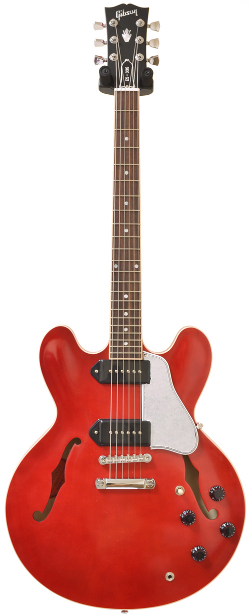 Gibson ES-335 Satin/Gloss Top Cherry with P90 Coil Taps