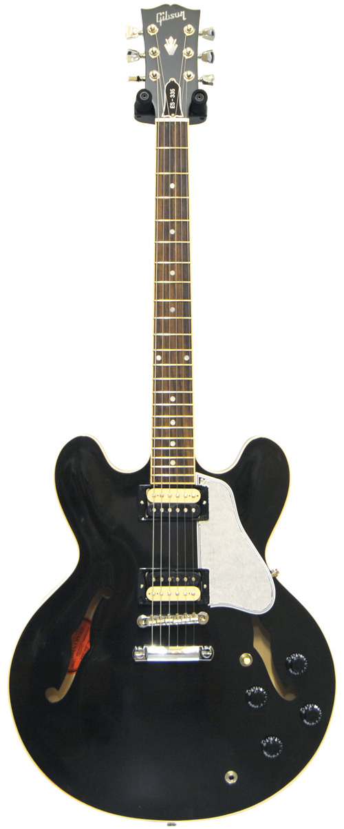 Gibson ES-335 Satin/Gloss Top Trans Black with Zebra Coil Taps