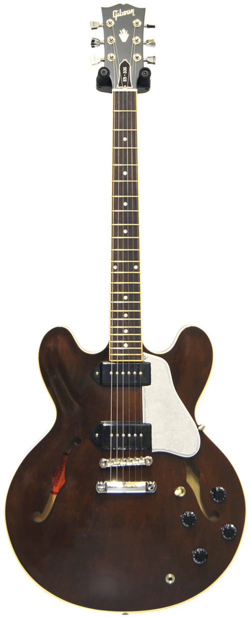 Gibson ES-335 Satin/Gloss Top Trans Brown with P90 Coil Taps
