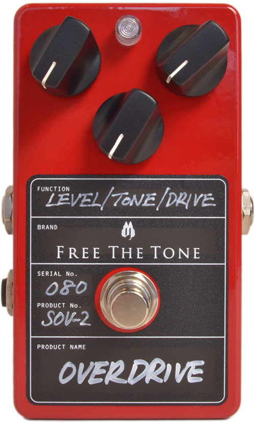ギター FREE THE TONE SOV-2 CUSTOM SHOP Free the Tone SOV-2-CS Overdrive For Sale | Free Shipping