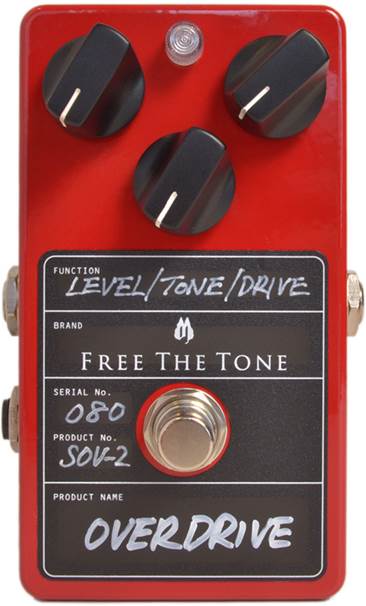 Free The Tone SOV-2 Custom Shop Overdrive | guitarguitar