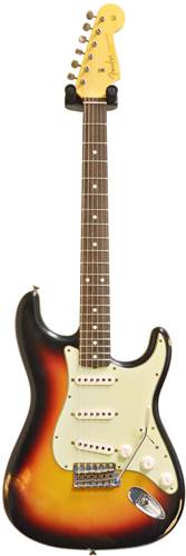 Fender Custom Shop 1960 Stratocaster Relic 3 Tone Sunburst #R69449