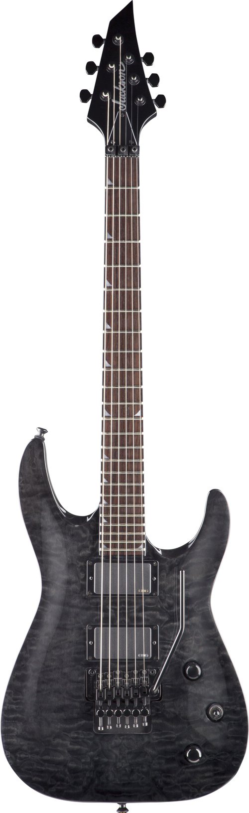 Jackson SLATXMGQ3-6 Soloist RW Trans Black