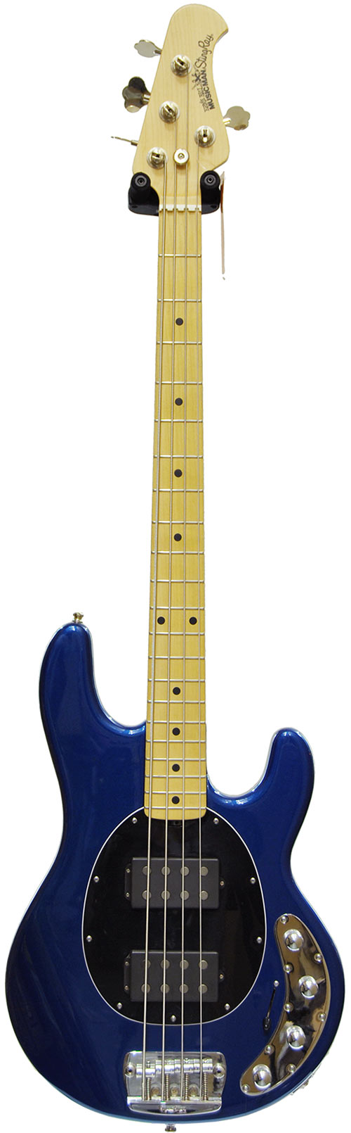 Music Man Sting Ray 4 String 3band EQ HH Metallic Blue (Pre Owned)