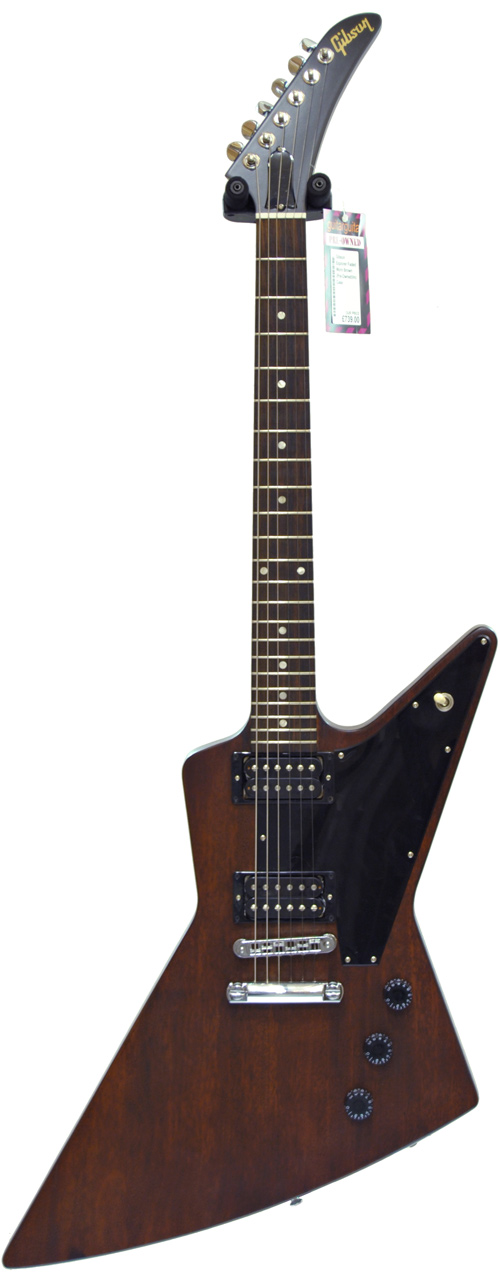 gibson explorer faded worn brown