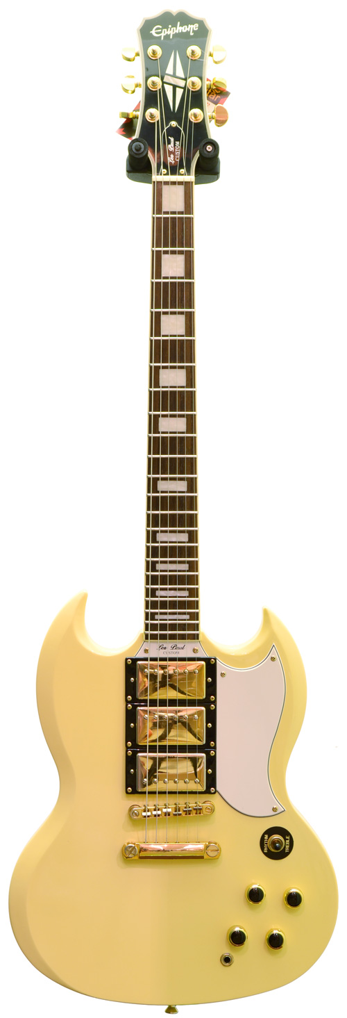 Epiphone G400 Custom Ivory 3 Pickup (Pre-Owned)