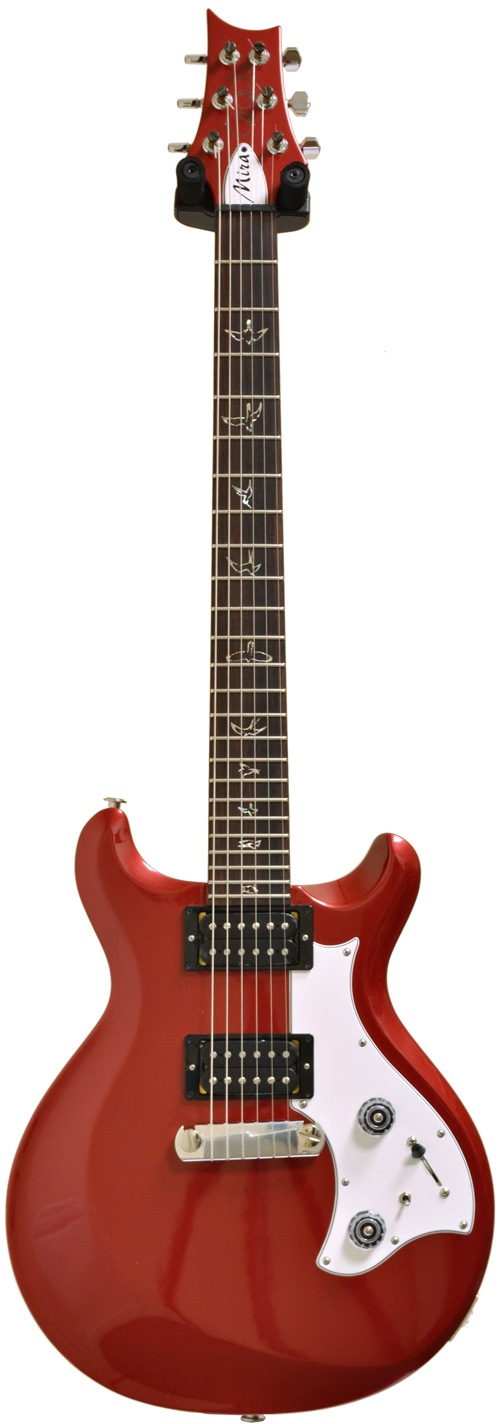 PRS Mira Metallic Red Birds #09156719 (Pre-Owned)