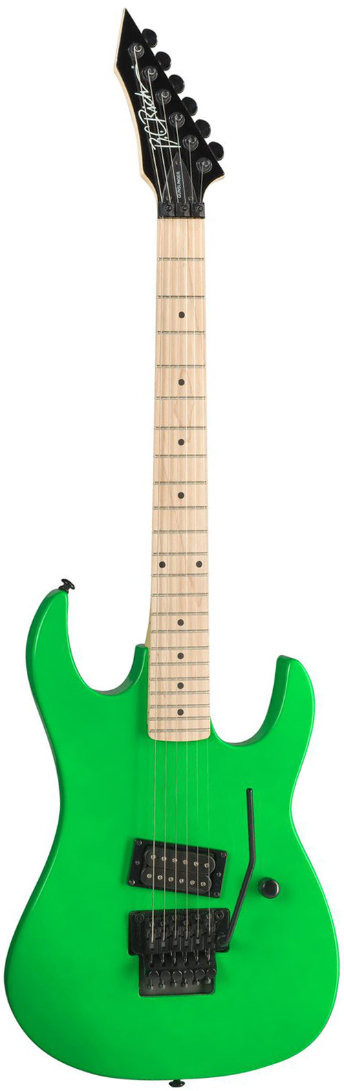 BC Rich Gunslinger Retro Neon Green