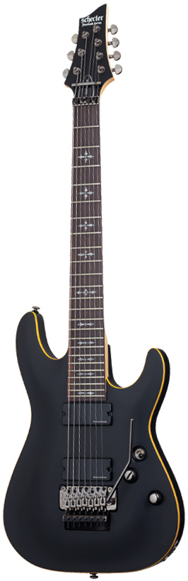 Schecter Demon-7 FR Satin Black