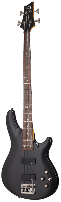 Schecter SGR C-4 Bass Midnight Satin Black