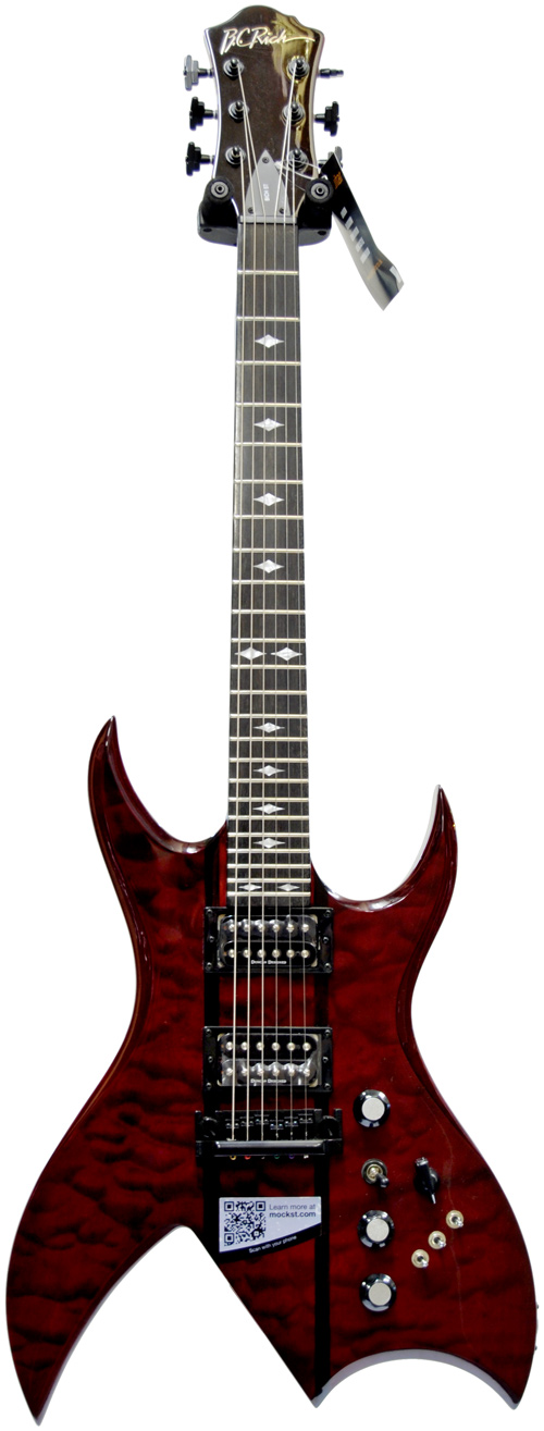 BC Rich BGSTQTR Bich ST Trans Red Hardtail