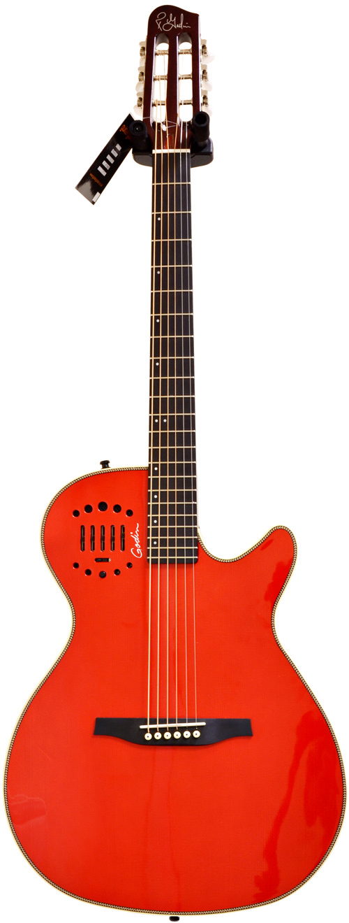 Godin Multiac Steel Duet Ambiance Trans Red HG