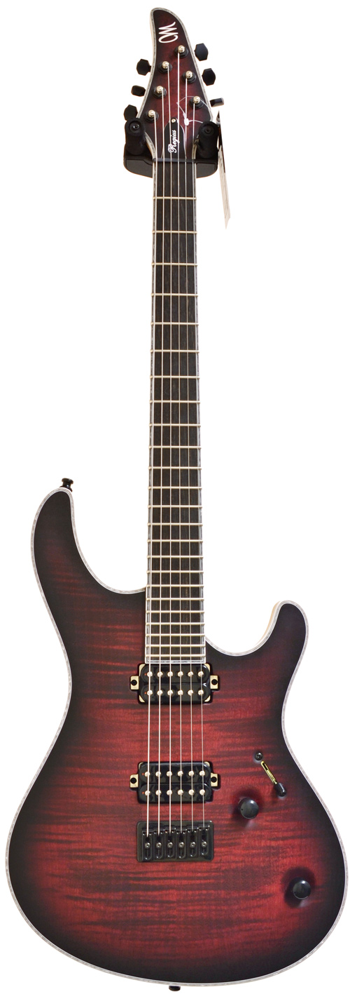 Mayones Regius 6 Trans Dirty Red Burst