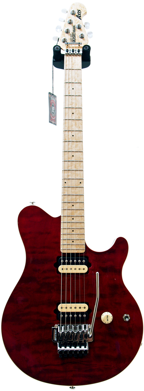 Music Man Axis Floyd Rose MN Translucent Red