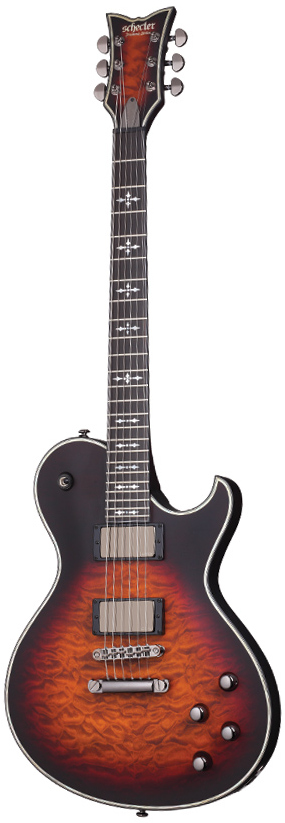 Schecter Hellraiser Extreme Solo 6 Ebony 3-Tone Satin Sunburst (2013)
