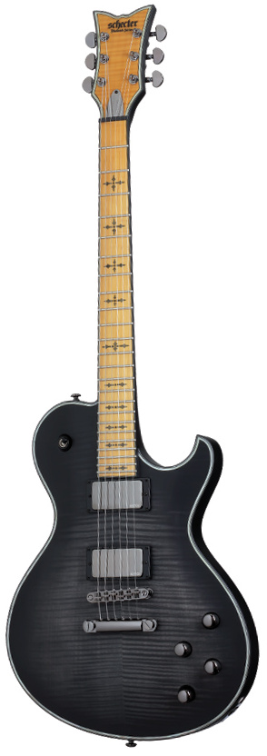Schecter Hellraiser Extreme Solo 6 Maple See-Thru Black Satin (2013)