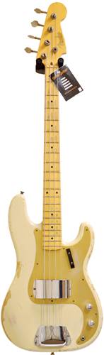 Fender Custom Shop 57 P Bass Heavy Relic Ash MN Vintage Blonde #R63208