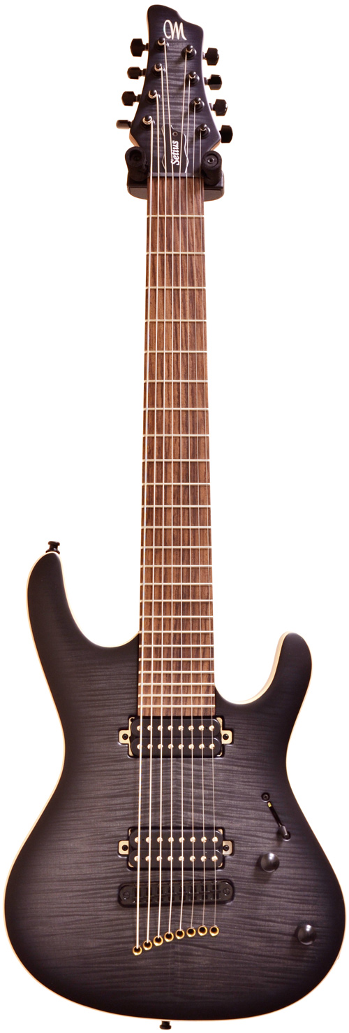 Mayones Setius GTM 8 Trans Graphite Burst Matt Finish