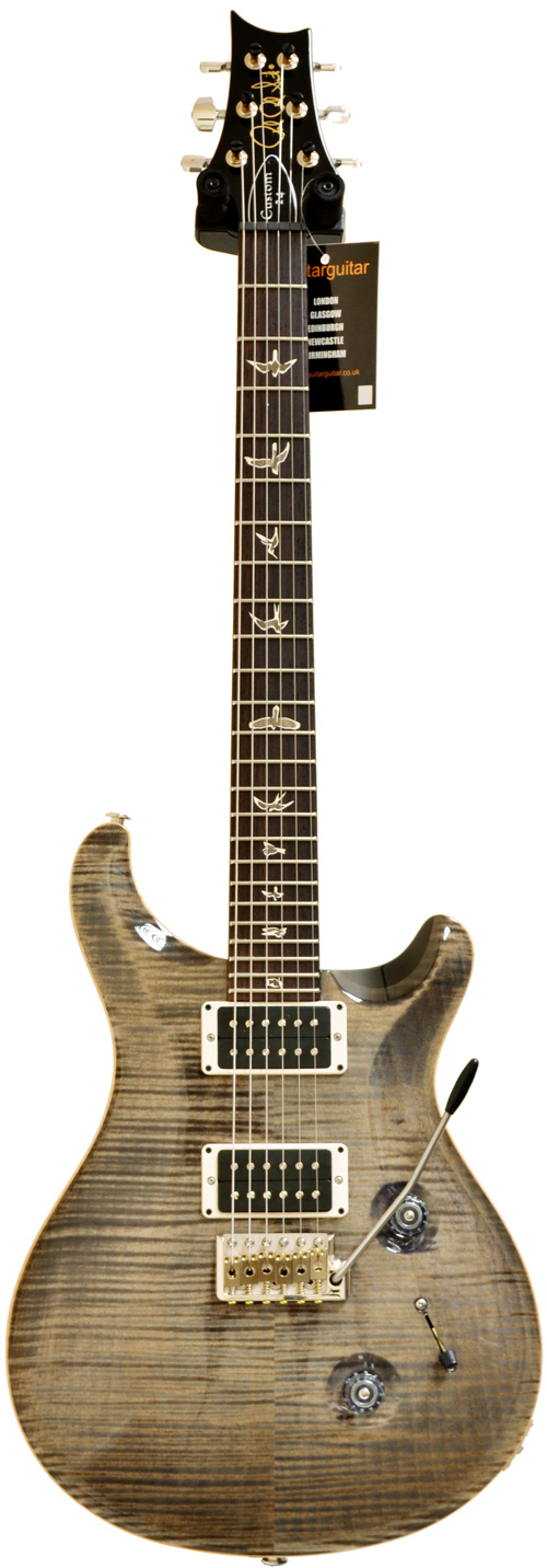 PRS Custom 24 Faded Gray Black 10 Top Pattern Thin Neck 59/09 pickups #191720
