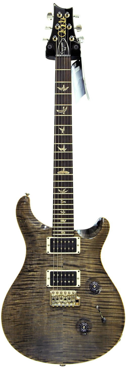 PRS Custom 24 Faded Gray Black 10 Top Pattern Reg Neck 59/09 #189272