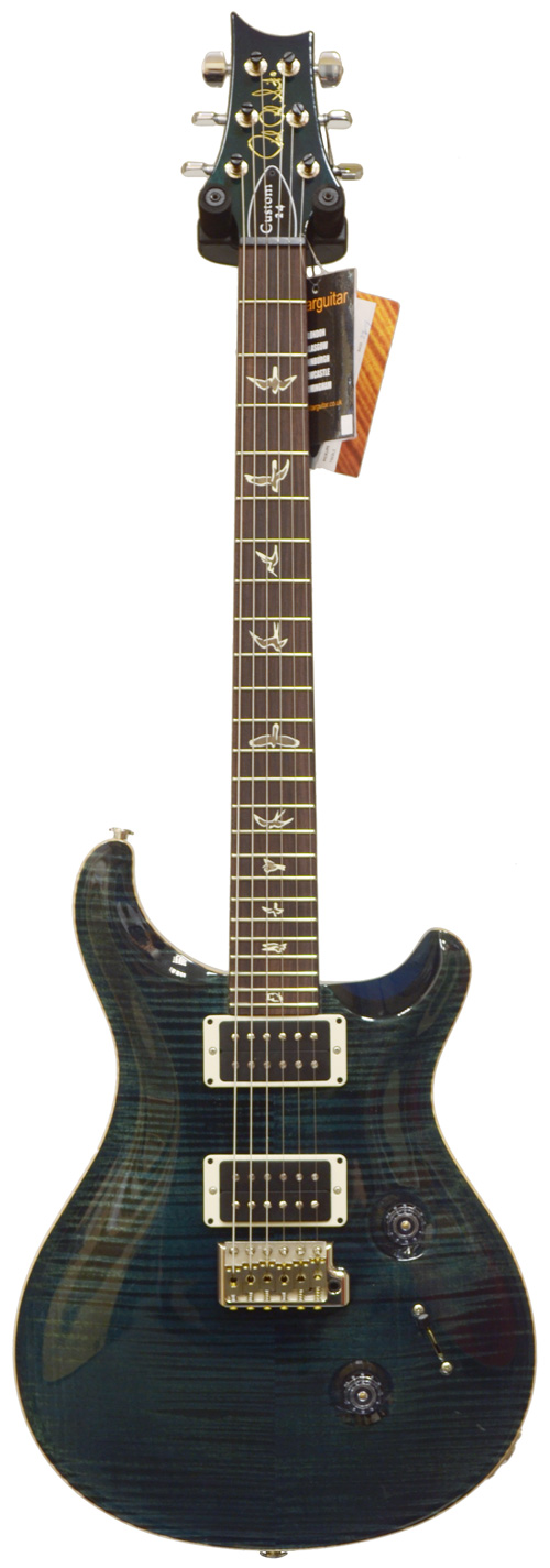 PRS Custom 24 Teal Black 10 Top Pattern Thin Neck #191832