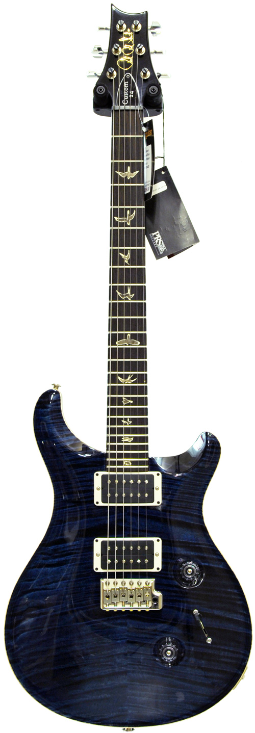 PRS Custom 24 Whale Blue 10 Top Pattern Thin Neck 59/09#189428