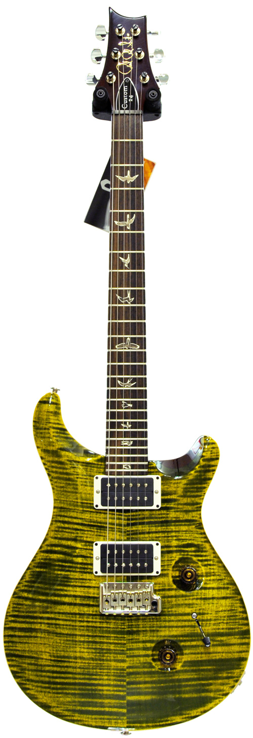 PRS Custom 24 Erizaverde Smokeburst 10 Top Pattern Regular Neck 59/09 #192419