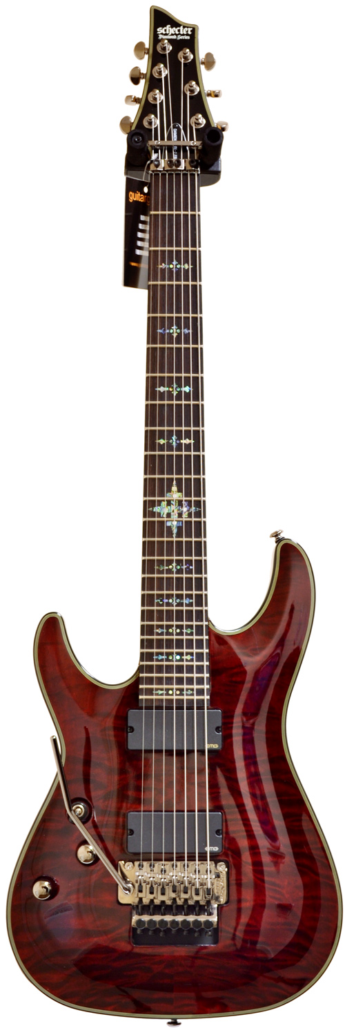 Schecter Damien Elite 7 FR Crimson Red LH