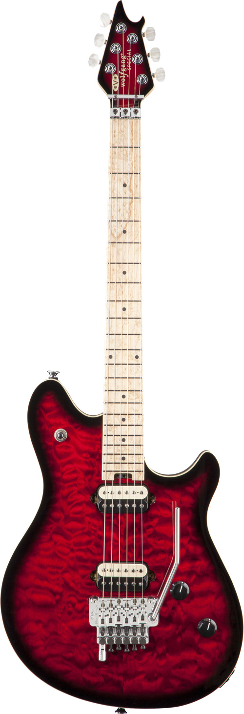 EVH Wolfgang Special Black Cherry Burst w/case