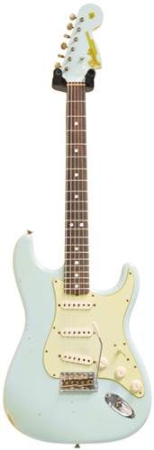 Fender Custom Shop 'The 66s' 66 Stratocaster Relic Sonic Blue Abi Handwound 65 Pickups RW #R71964