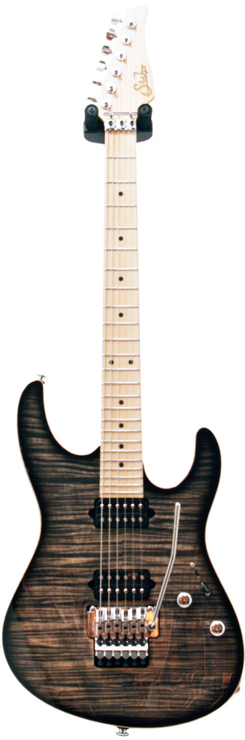 Suhr Pro Series M6 Charcoal Burst Floyd Rose MN #P47341 | guitarguitar