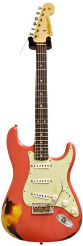 Fender Custom Shop 1960 Strat Relic Fiesta Red over 3 Tone Sunburst #R69019
