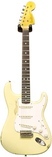 Fender Custom Shop 68 Strat Heavy Relic Aged Vintage White RW #R65945