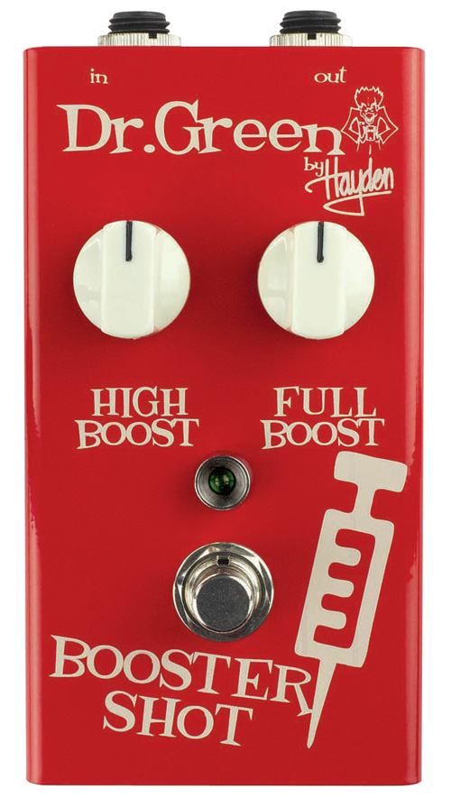 DR Green Booster Shot Booster Pedal