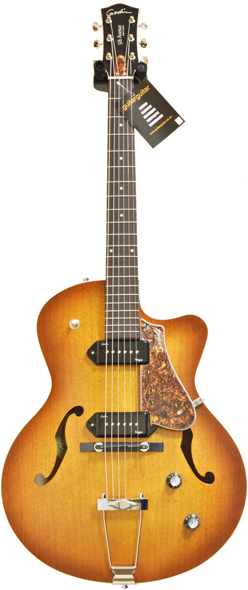 Godin 5th Avenue CW Kingpin II Cognac Burst with TRIC