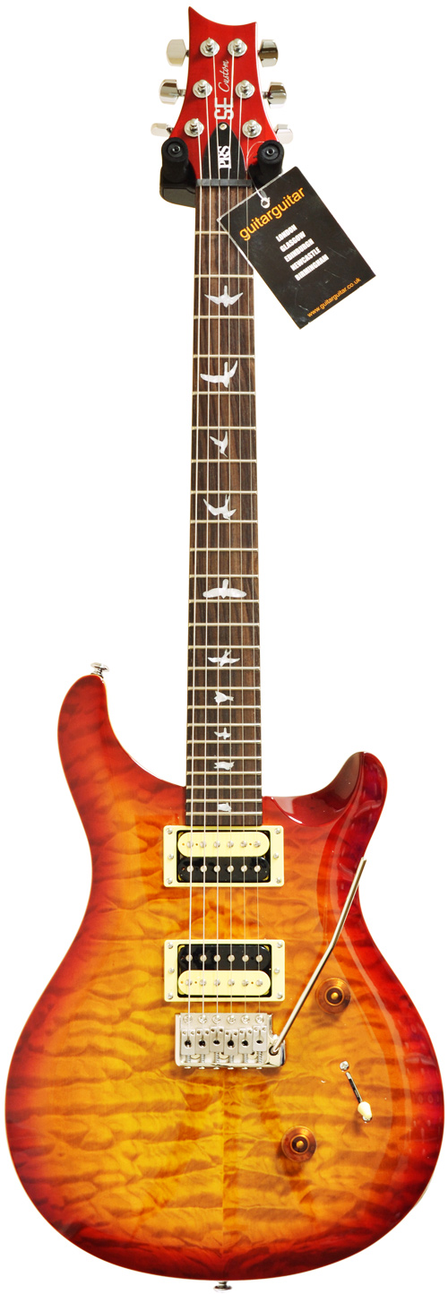 PRS SE Custom 24 Quilt Top Cherry Sunburst
