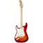 Fender Standard Stratocaster Plus Top LH MN Aged Cherry Burst Front View
