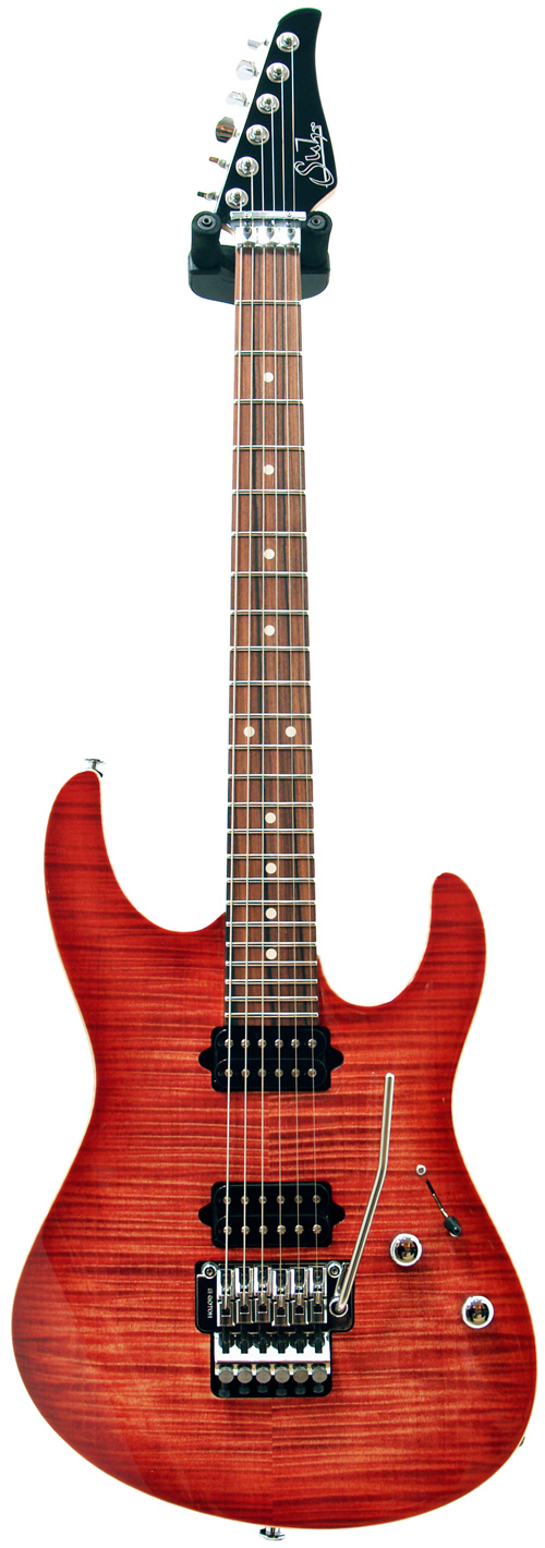 Suhr Pro Series M5 Modern Faded Trans Wine Red Burst #P4488