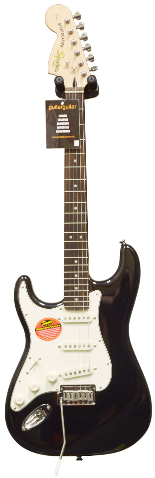 Squier Standard Strat LH Black Met RW (Ex-Demo)