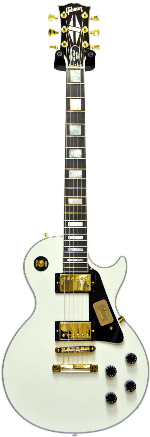 Gibson Custom Shop Les Paul Custom Alpine White Gold Hardware #CS204403