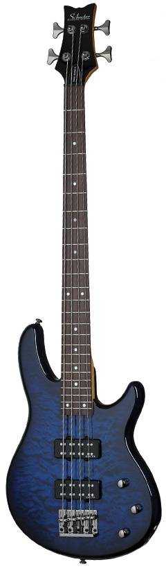 Schecter Raiden Special 4 See-Thru Blue Burst