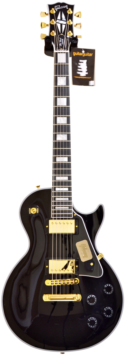 Gibson Custom Shop Les Paul Custom Ebony Gold Hardware #CS300162