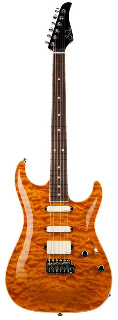 Suhr Carve Top Standard Trans Amber Knopfler Spec #19742